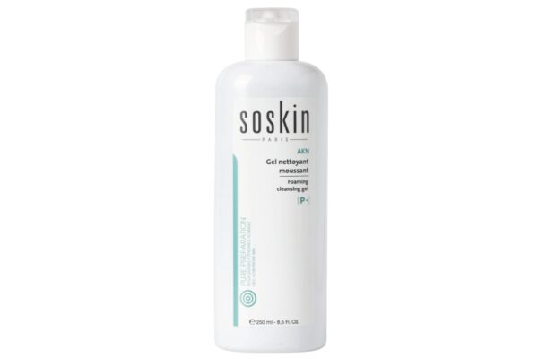 Soskin Очищуючий гель-пінка Akn foaming cleansing gel 250мл