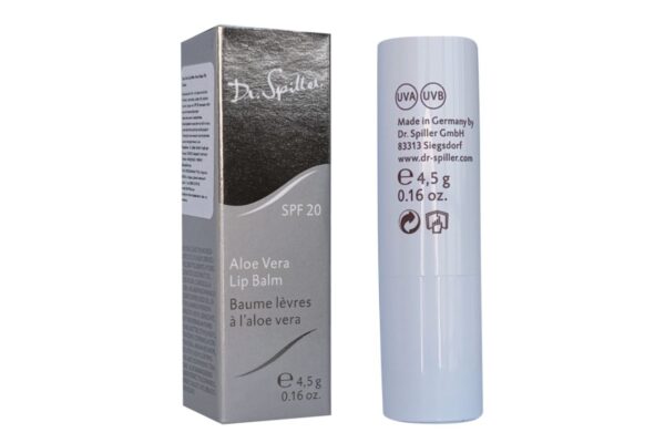 Dr. Spiller Бальзам для губ з екстрактом алое вера Aloe Vera Lip Balm 4,5 ml - Зображення 2