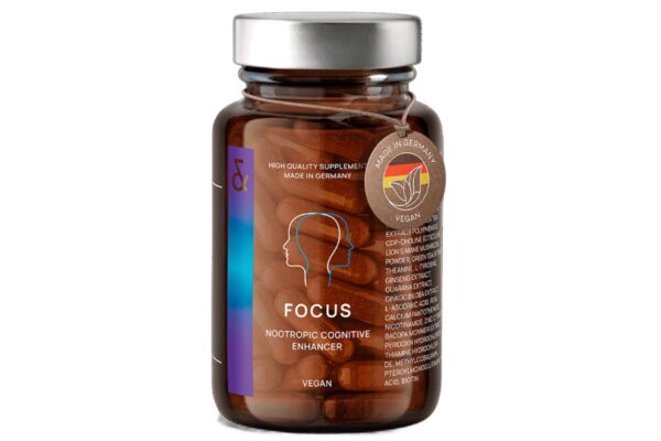 CLAV Стимулятор когнітивних функцій N°4 FOCUS 60 капсул