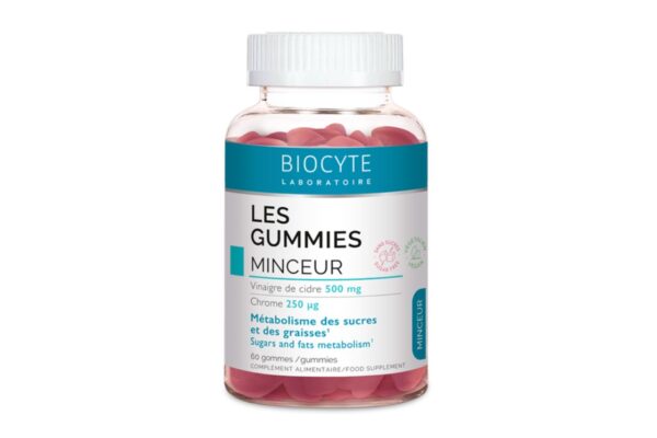 Biocyte Жувальні цукерки LES GUMMIES Поддерживает углеводный и липидный обмен 60 шт