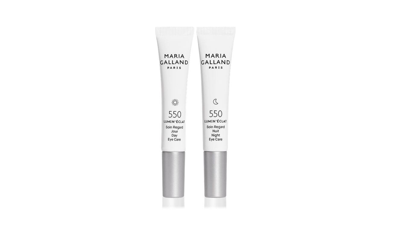 Maria Galland 550 Lumin'Éclat Eye Contour Duo Денний та нічний догляд для шкіри навколо очей 2 x 10 мл
