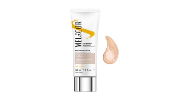 Melicor Crema Viso Solare Colorata SPF 50 Тонований сонцезахисний крем SPF 50 50 мл