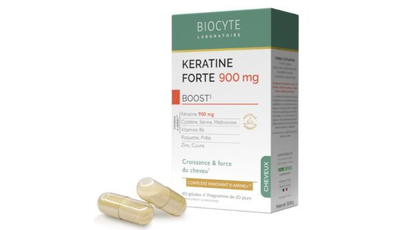 Biocyte Комплекс для волосся KERATINE FORTE 900MG BOOST PACK K-Amine 60 капсул